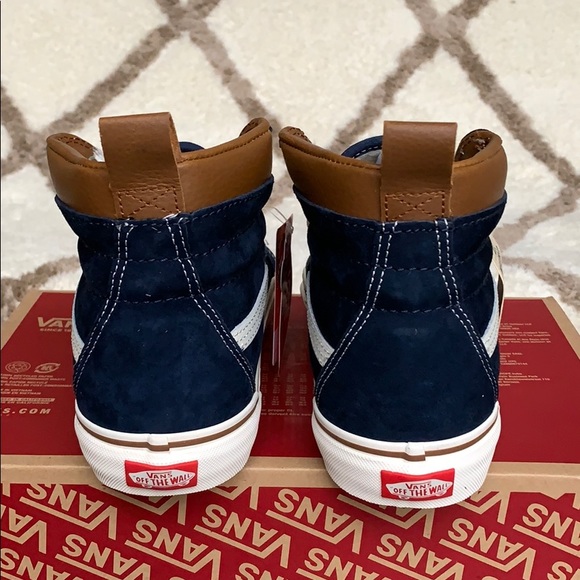 VANS SK8-Hi Mte Dress Blues/Marshmallow Men’s - Picture 10 of 16
